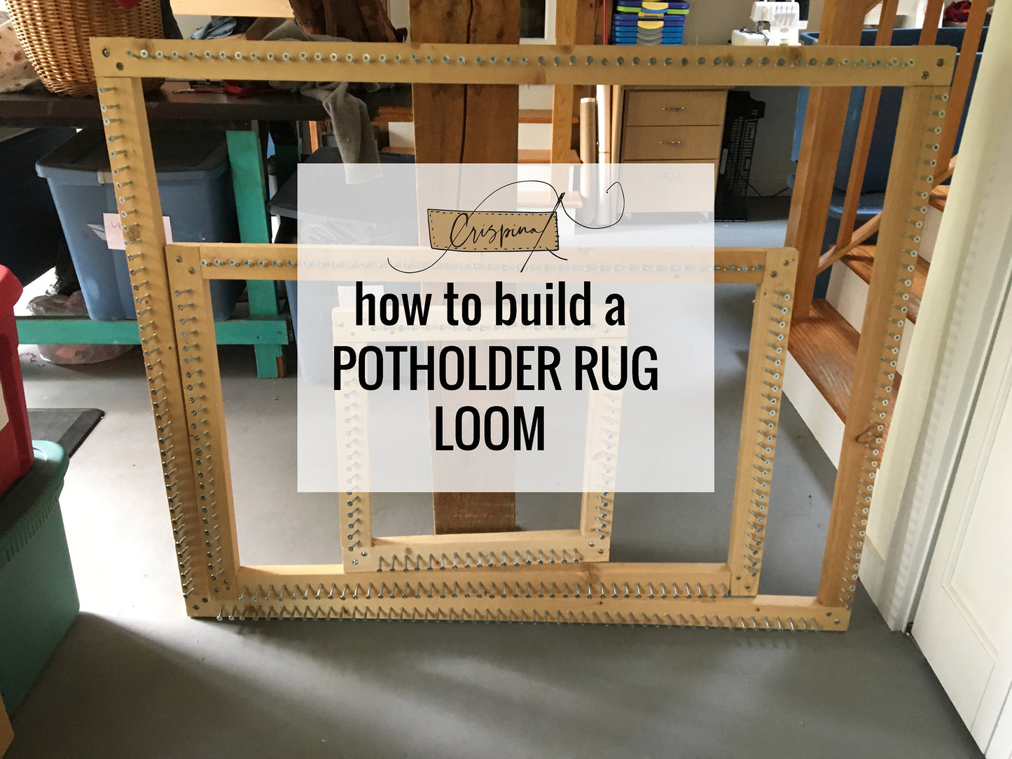 Potholder Rug LOOM Video Tutorial