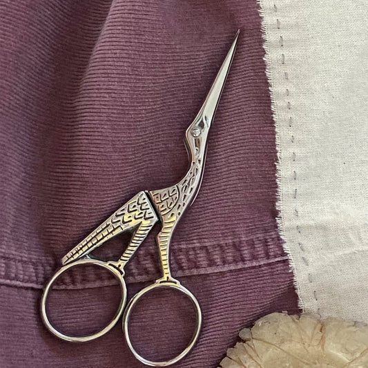 Ernest Wright Stork Embroidery Scissors